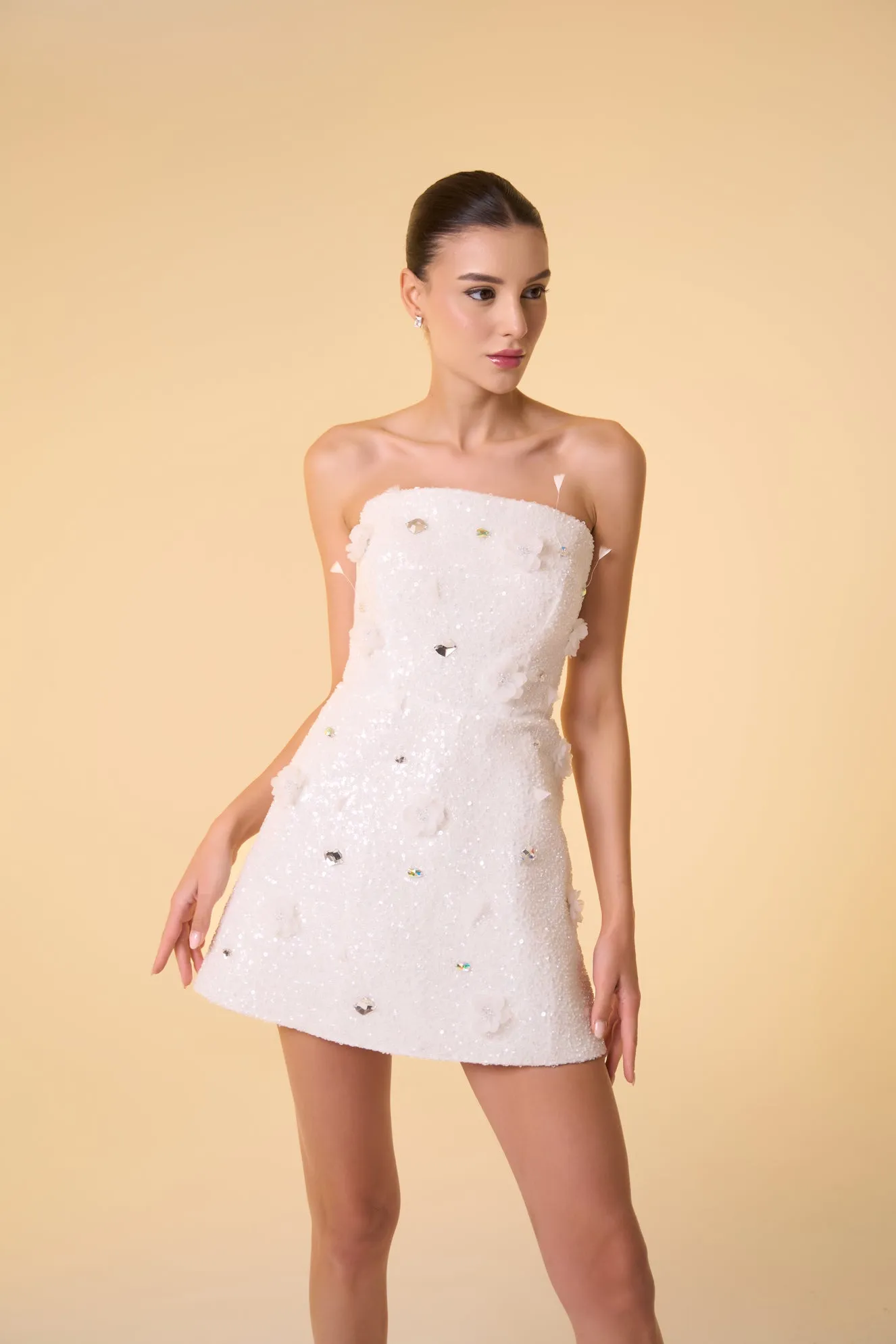 Clara beaded mini embelished