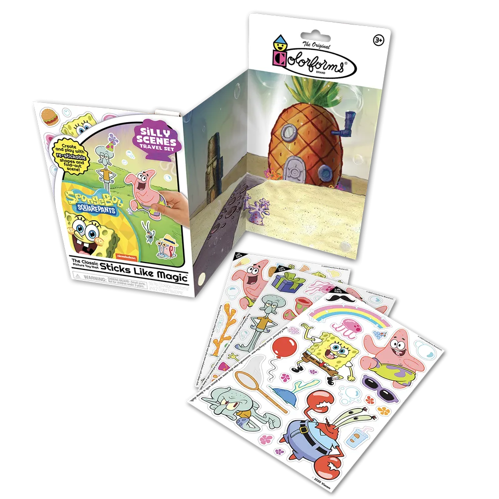 Colorforms Sponge Bob Travel Set
