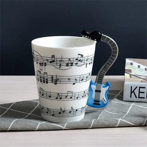 Creative Musical Instrument Ceramic Cup Mug