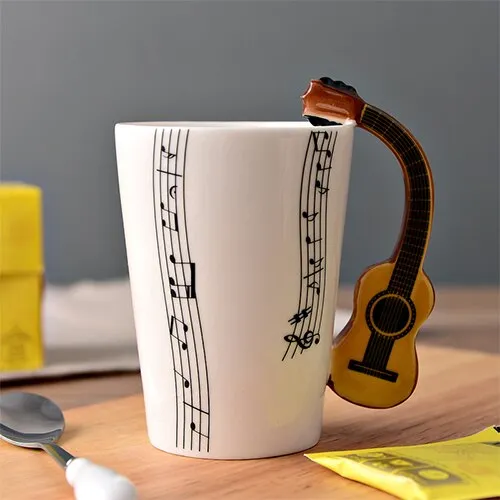 Creative Musical Instrument Ceramic Cup Mug