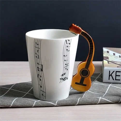 Creative Musical Instrument Ceramic Cup Mug
