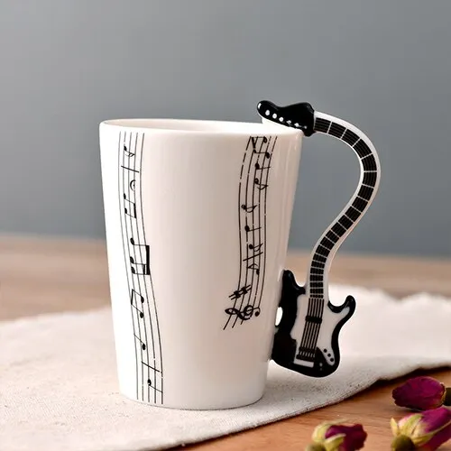 Creative Musical Instrument Ceramic Cup Mug