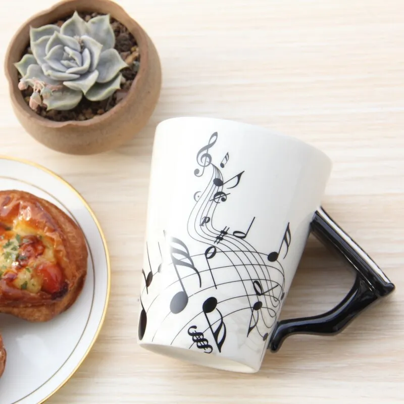 Creative Musical Instrument Ceramic Cup Mug
