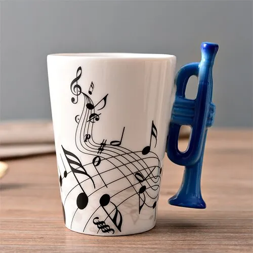 Creative Musical Instrument Ceramic Cup Mug