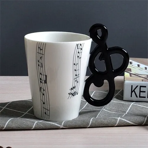 Creative Musical Instrument Ceramic Cup Mug