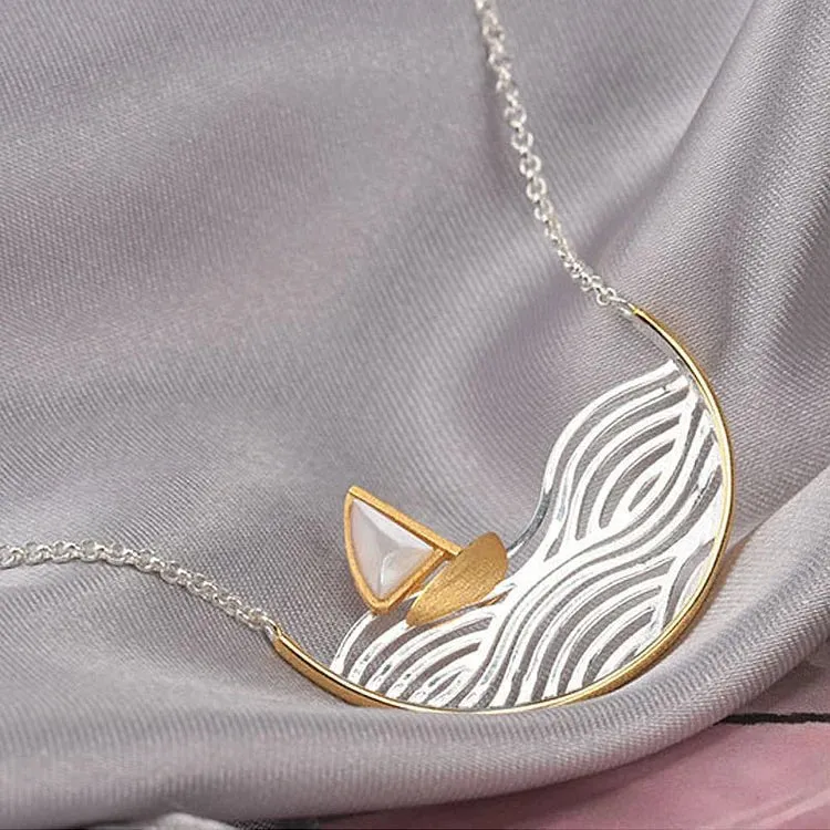 Creative Sailboat Necklace