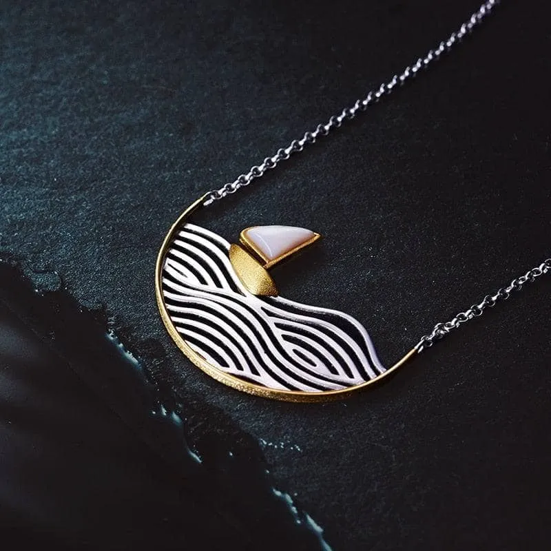 Creative Sailboat Necklace