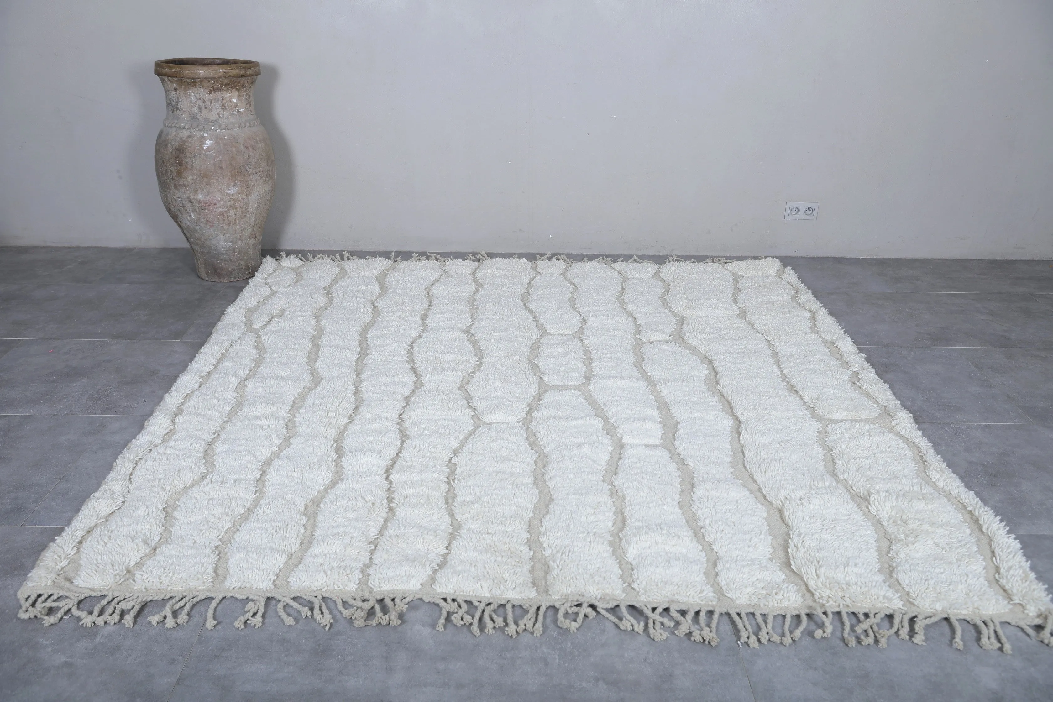 Custom Berber rug - Authentic handmade Beni ourain rug