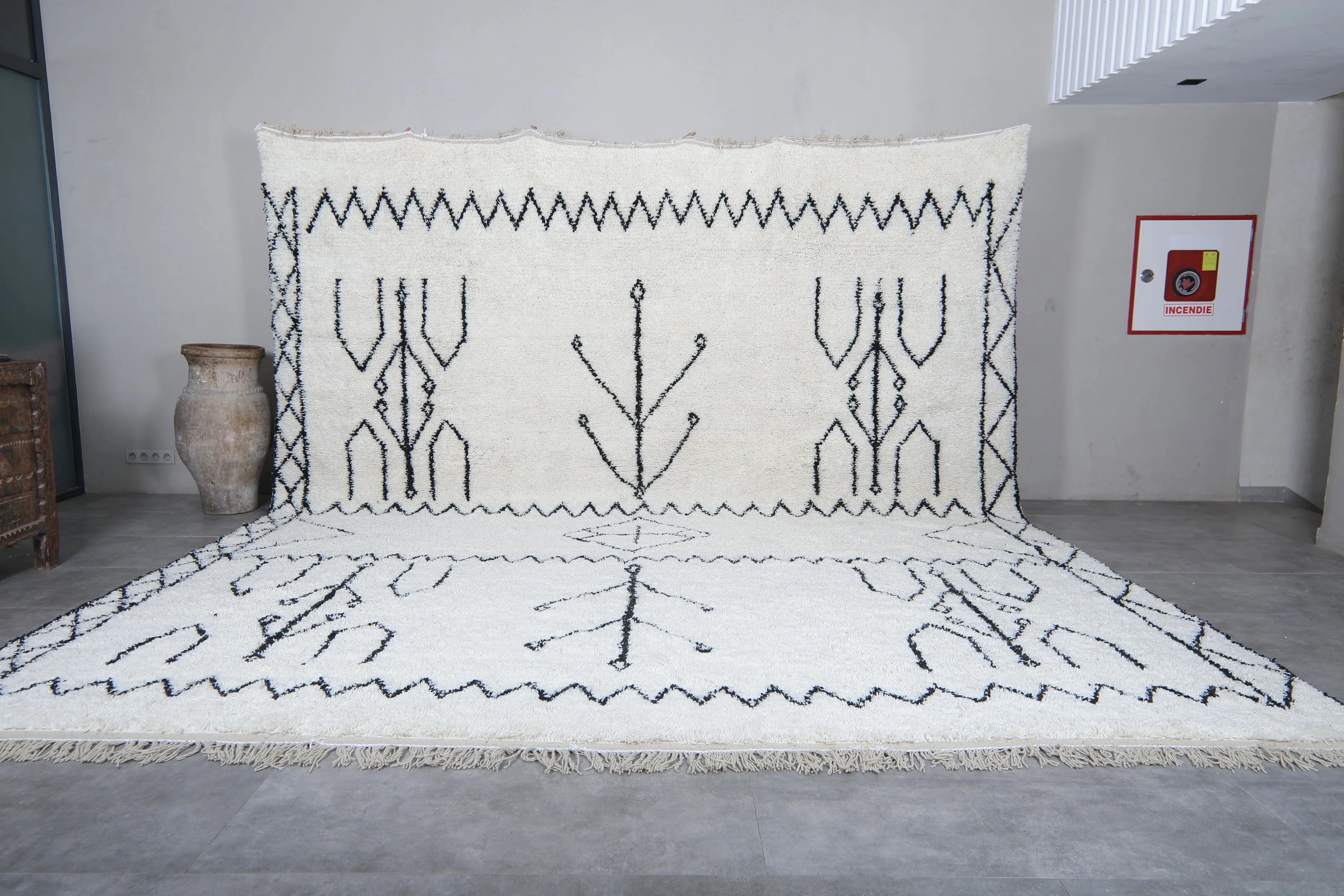 Custom Berber rug - handmade Beni ourain rug - Morocco rug
