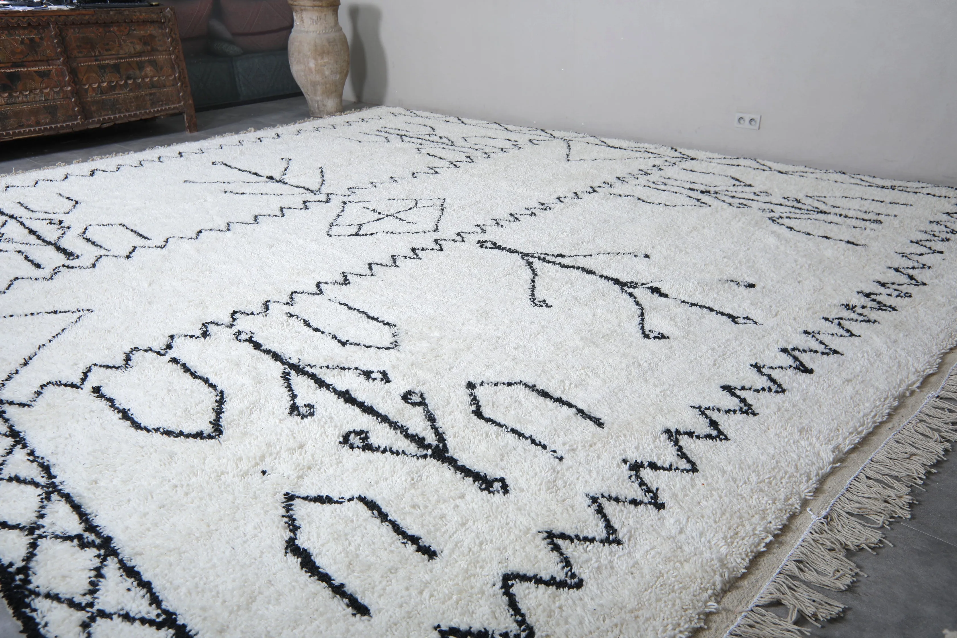 Custom Berber rug - handmade Beni ourain rug - Morocco rug