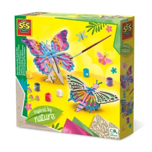 DECORATE WOODEN BUTTERFLIES