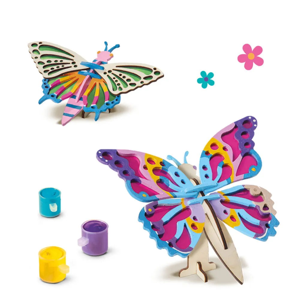 DECORATE WOODEN BUTTERFLIES