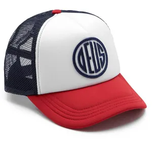 Deus Ex Machina Pill Trucker Red Navy