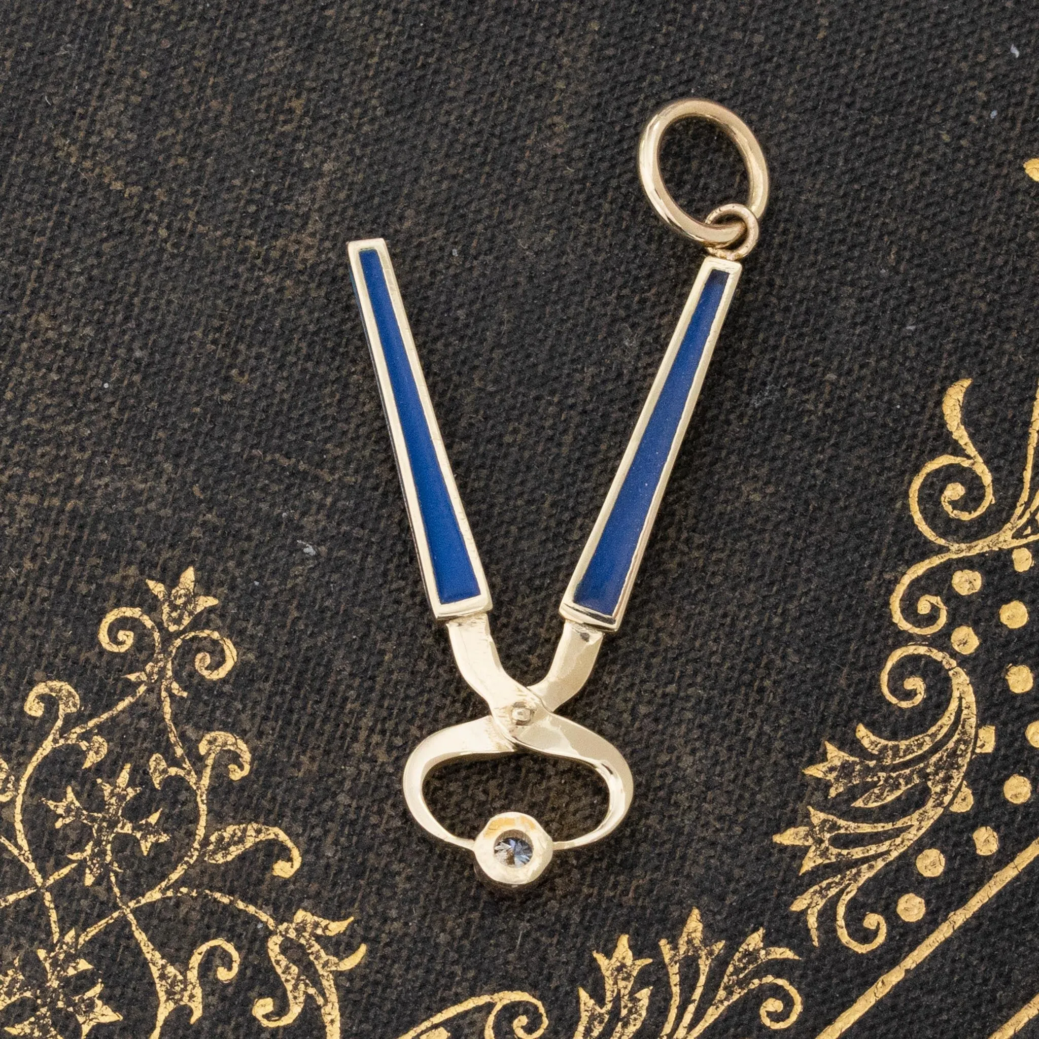 Diamond Pincer Tool Charm