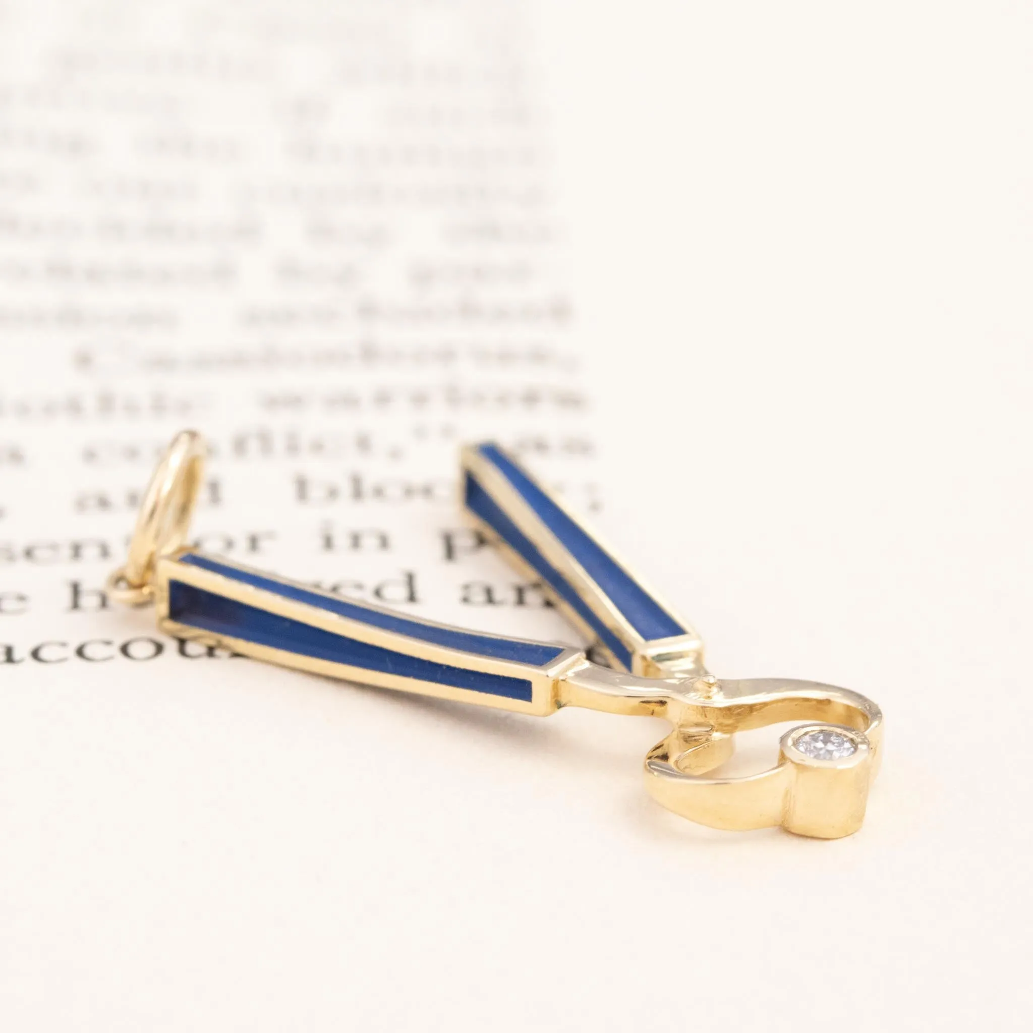 Diamond Pincer Tool Charm