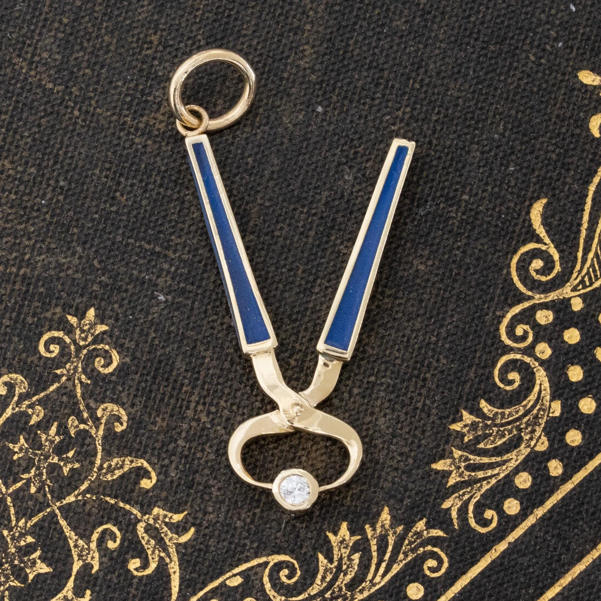 Diamond Pincer Tool Charm