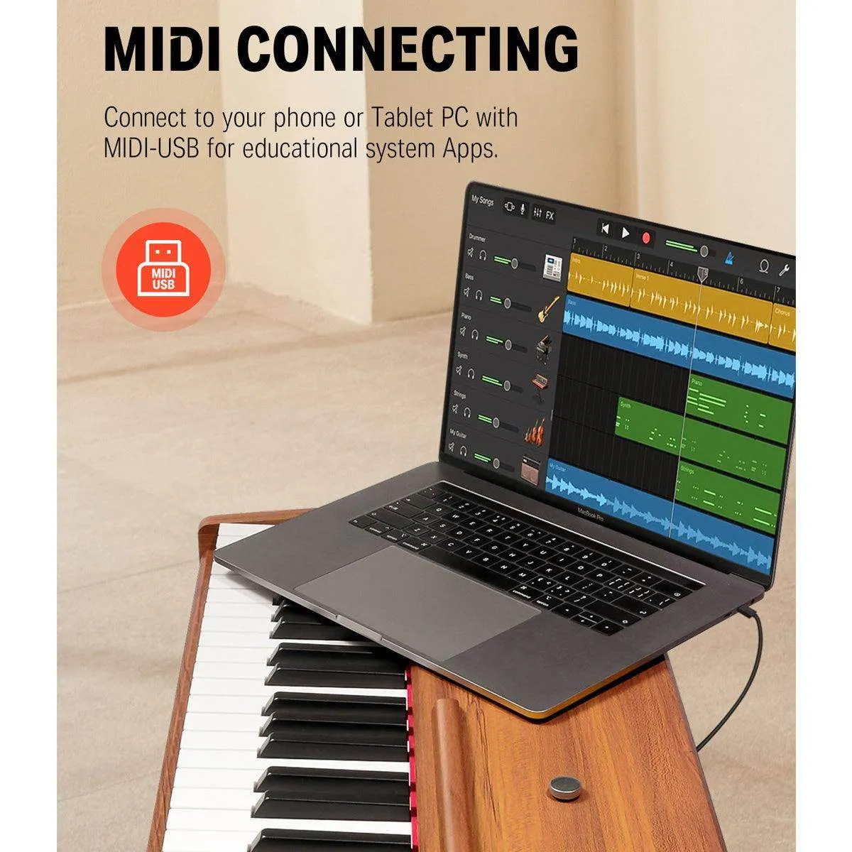 Donner DEP20 ~ 88 Keys Portable Piano with Stand