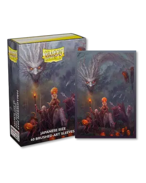 Dragon Shield Japanese Size Brushed Art Sleeves - Halloween 2022