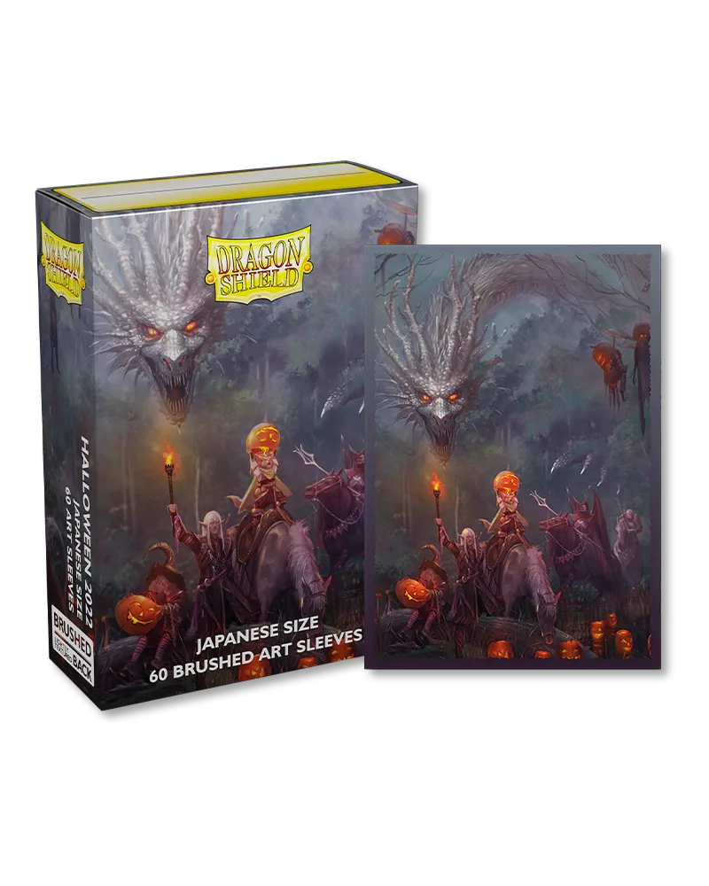 Dragon Shield Japanese Size Brushed Art Sleeves - Halloween 2022