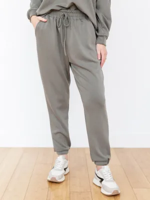 Drawstring Waist Simple Pant