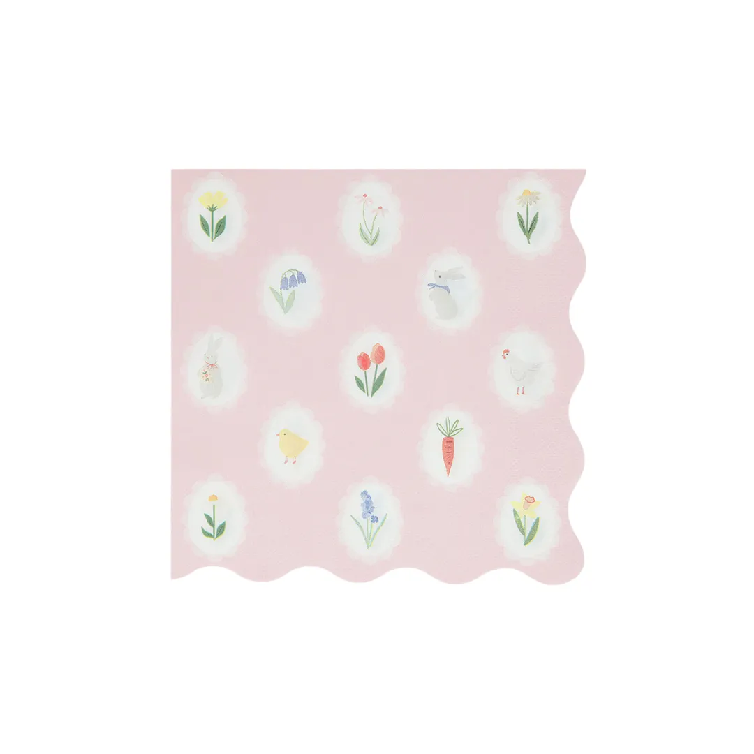 Easter Cameo Large Napkins