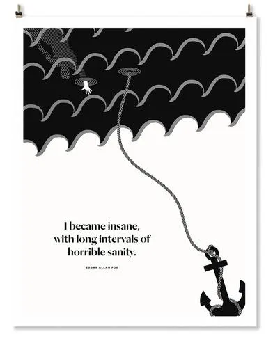 Edgar Allan Poe Framed Print