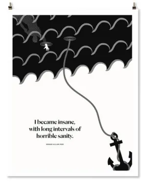 Edgar Allan Poe Framed Print