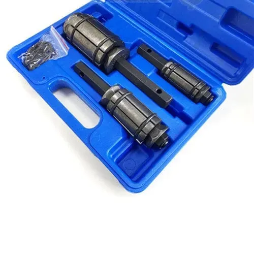 Exhaust Tail Pipe Expander Set Tailpipe Muffler 3pc 29mm-89mm Car Motorcycle