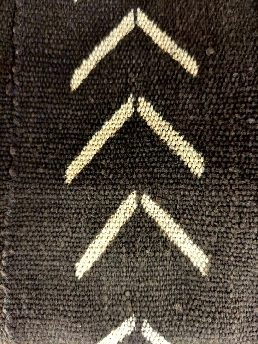 Fabric Mudcloth- Authentic Black Zigzag 2 yards