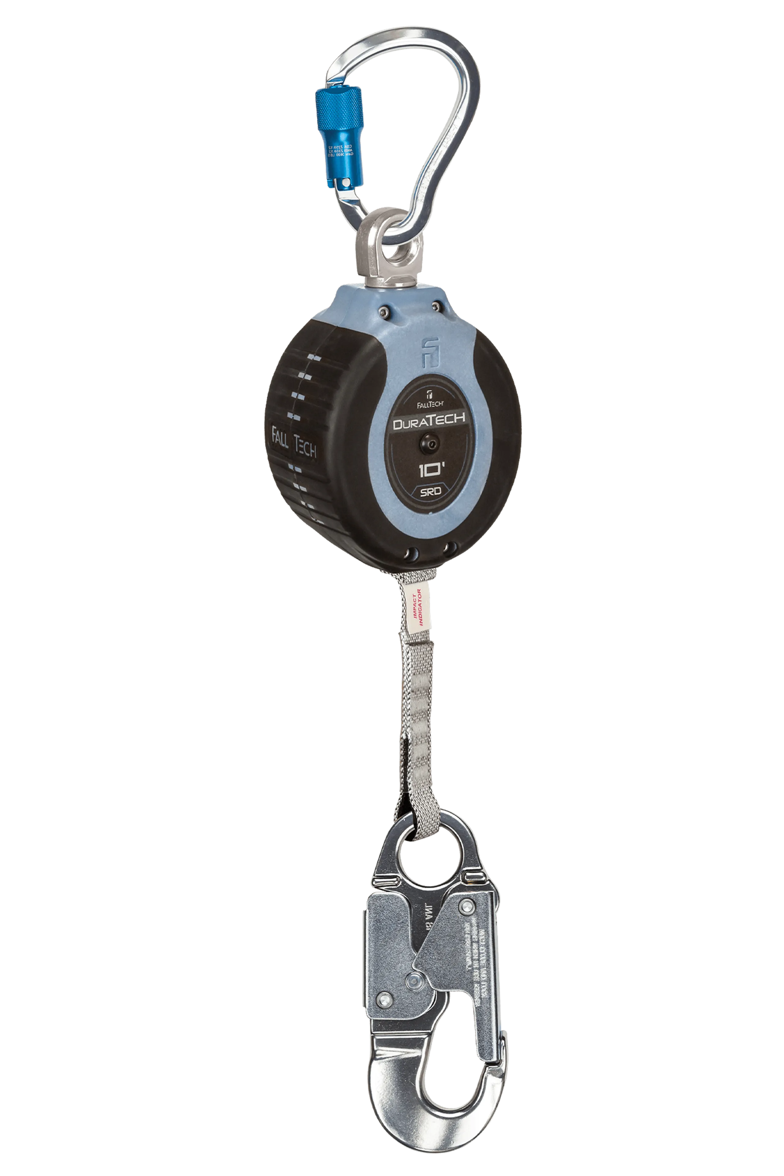 FallTech 82710SG4 10' DuraTech® Web SRL with Aluminum Snap Hook, Includes Aluminum Anchorage Carabiner (each)