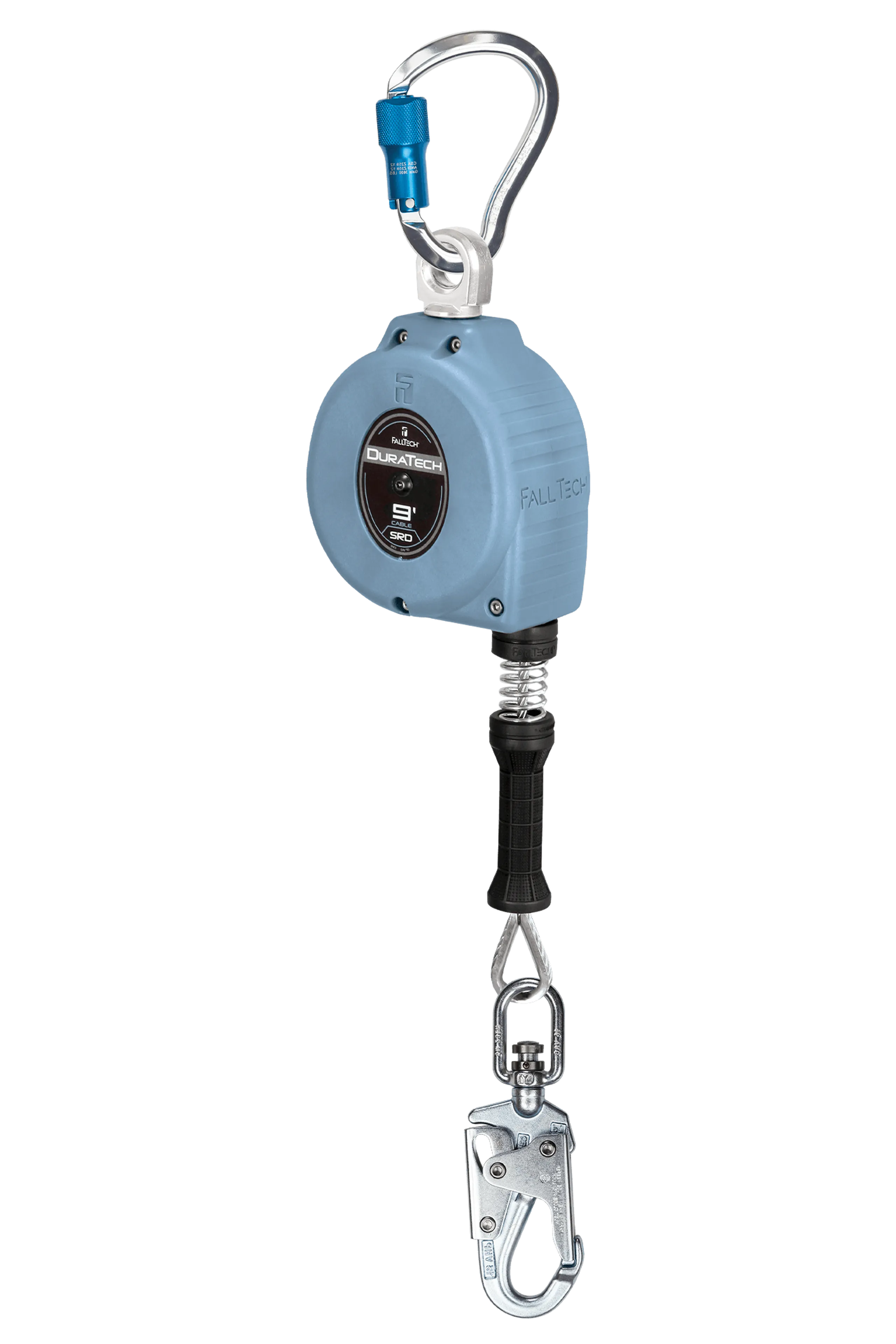 FallTech 83809SG9 9' DuraTech Cable SRL with Stainless Steel Swivel Snap Hook (each)