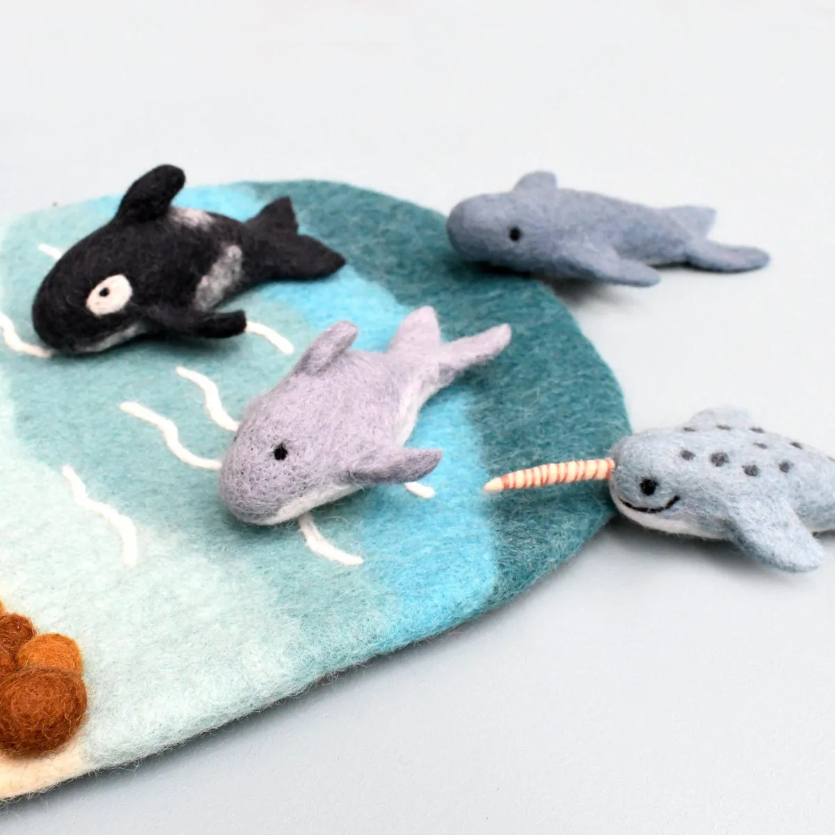 Felt Ocean Marine Mammals - Set of 4