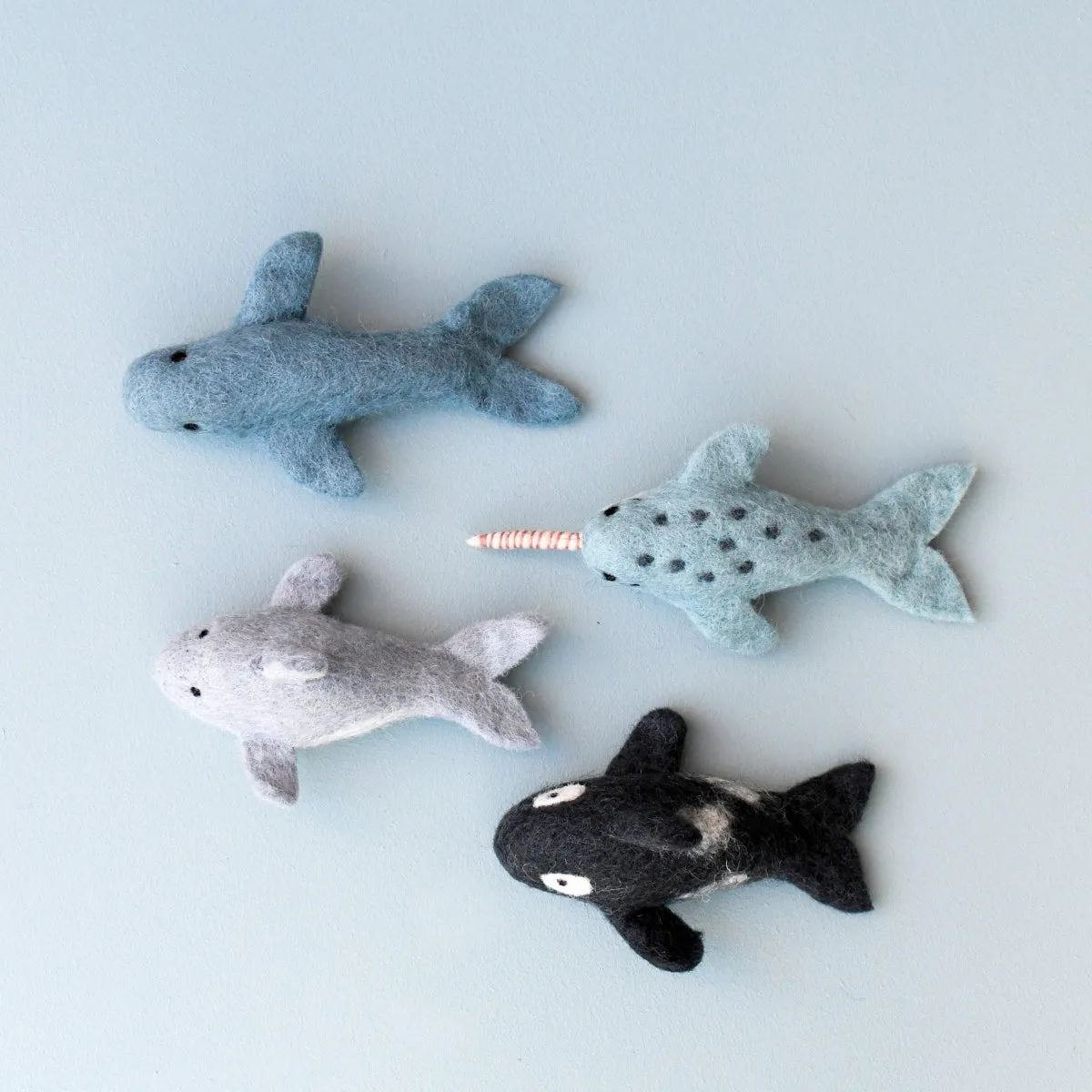 Felt Ocean Marine Mammals - Set of 4