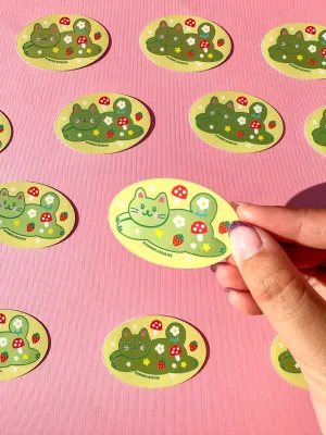Flying Cats Sticker