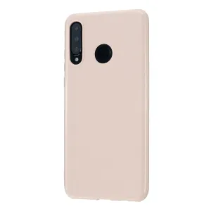 For HUAWEI P30/P30 Lite/P30 Pro Cellphone Case Simple Profile Soft TPU Scratch Proof Phone Shell Sakura pink