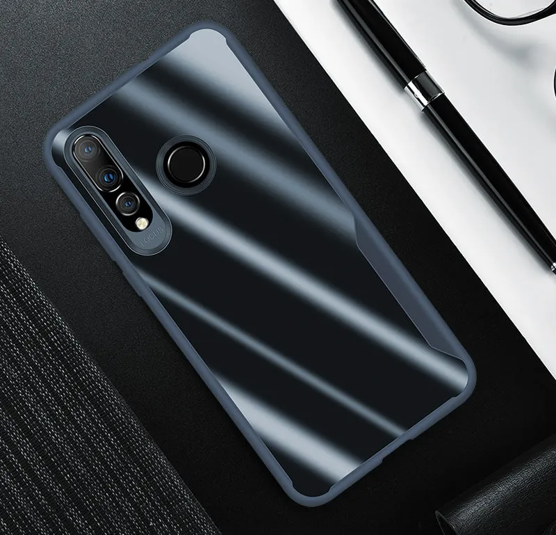 For HUAWEI Y6 PRO 2019 Ultra Slim Translucent Non-slip Shockproof TPU Back Cover