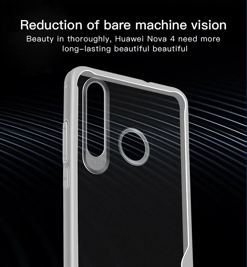 For HUAWEI Y6 PRO 2019 Ultra Slim Translucent Non-slip Shockproof TPU Back Cover