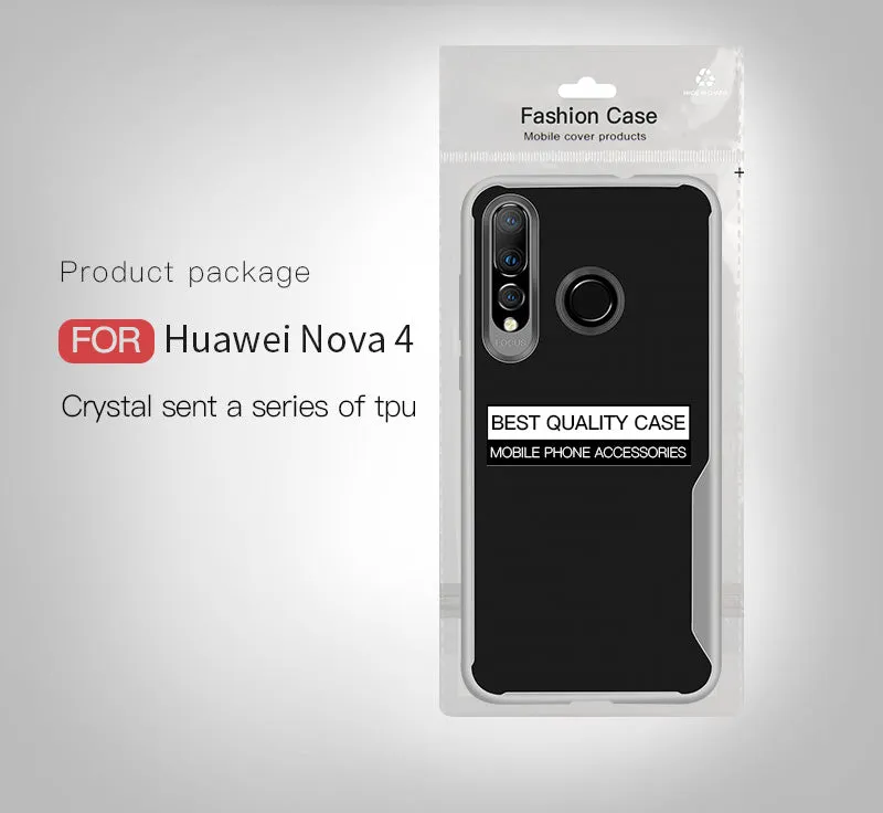 For HUAWEI Y6 PRO 2019 Ultra Slim Translucent Non-slip Shockproof TPU Back Cover