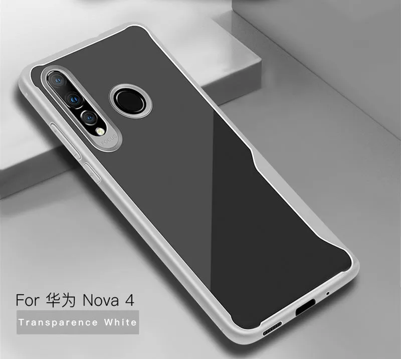 For HUAWEI Y6 PRO 2019 Ultra Slim Translucent Non-slip Shockproof TPU Back Cover
