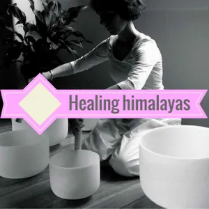 Frosted Crystal Singing Bowl Chakra Set - Medium Nesting Set