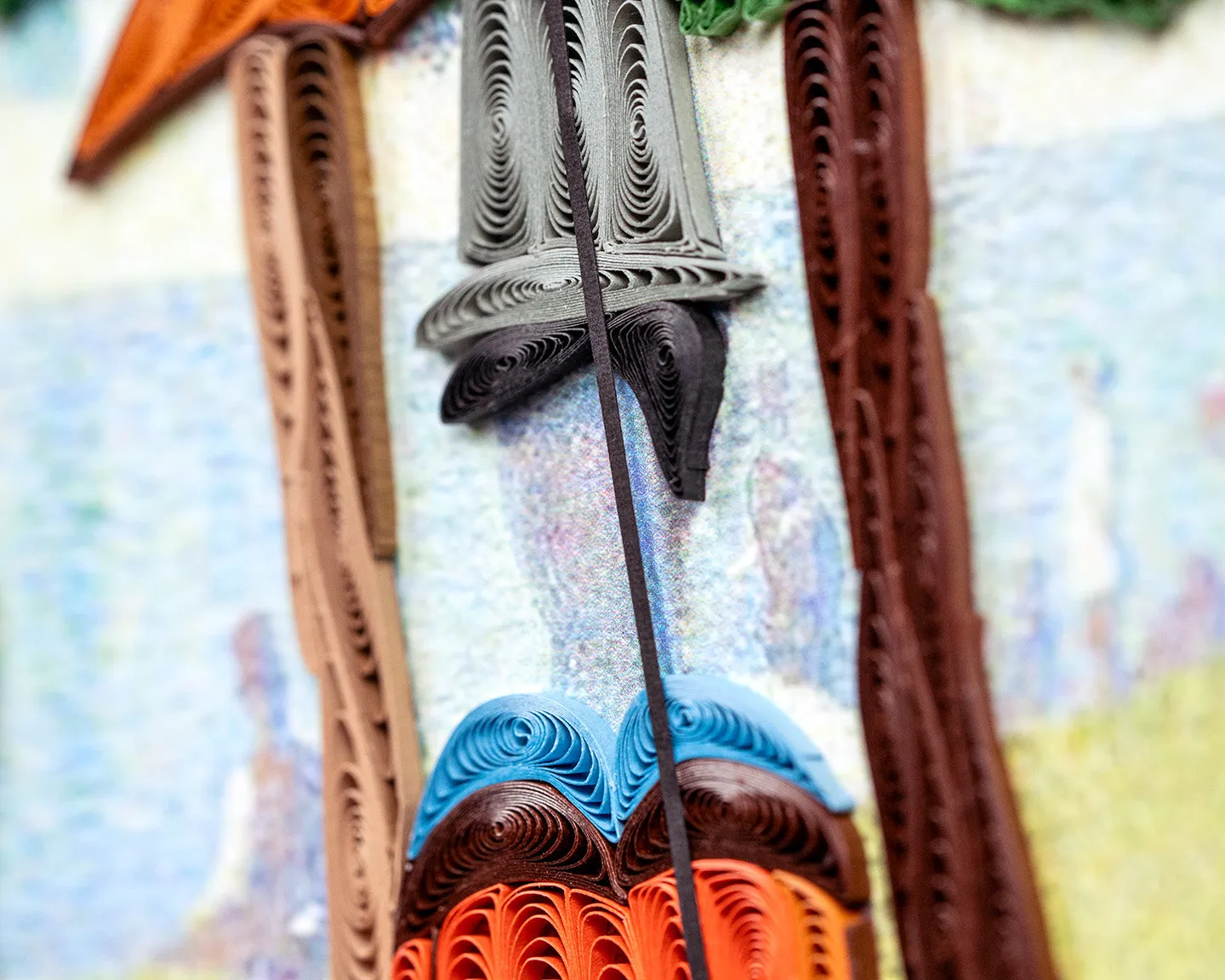 Gallery Artist Series - Quilled A Sunday Afternoon on the Island of La Grande Jatte, Seurat