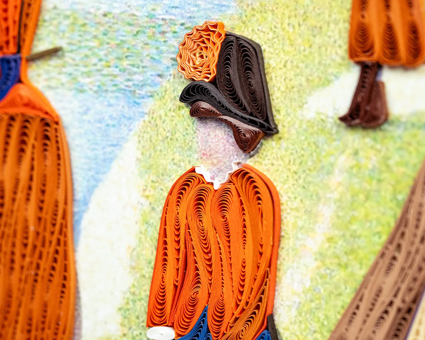 Gallery Artist Series - Quilled A Sunday Afternoon on the Island of La Grande Jatte, Seurat