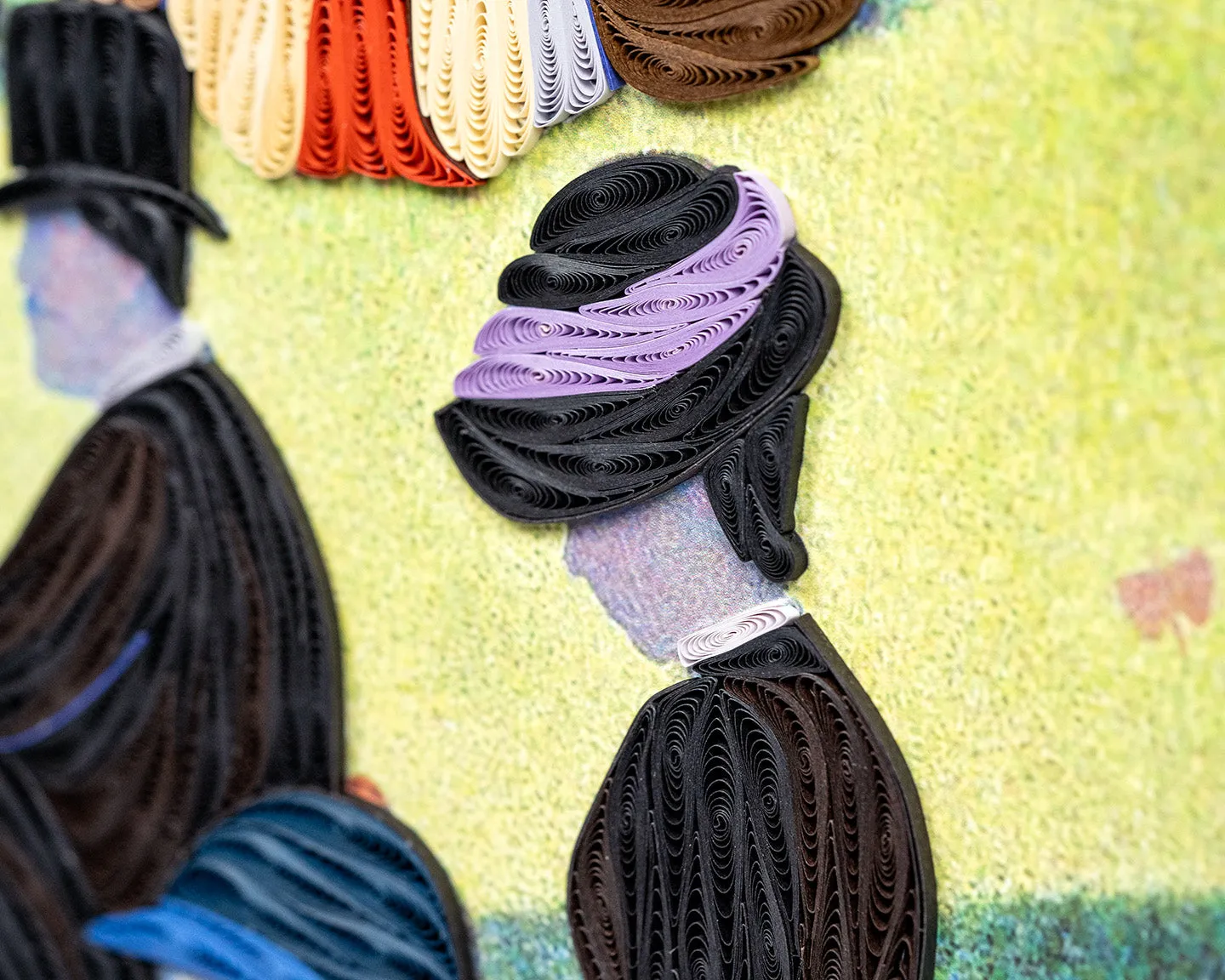 Gallery Artist Series - Quilled A Sunday Afternoon on the Island of La Grande Jatte, Seurat