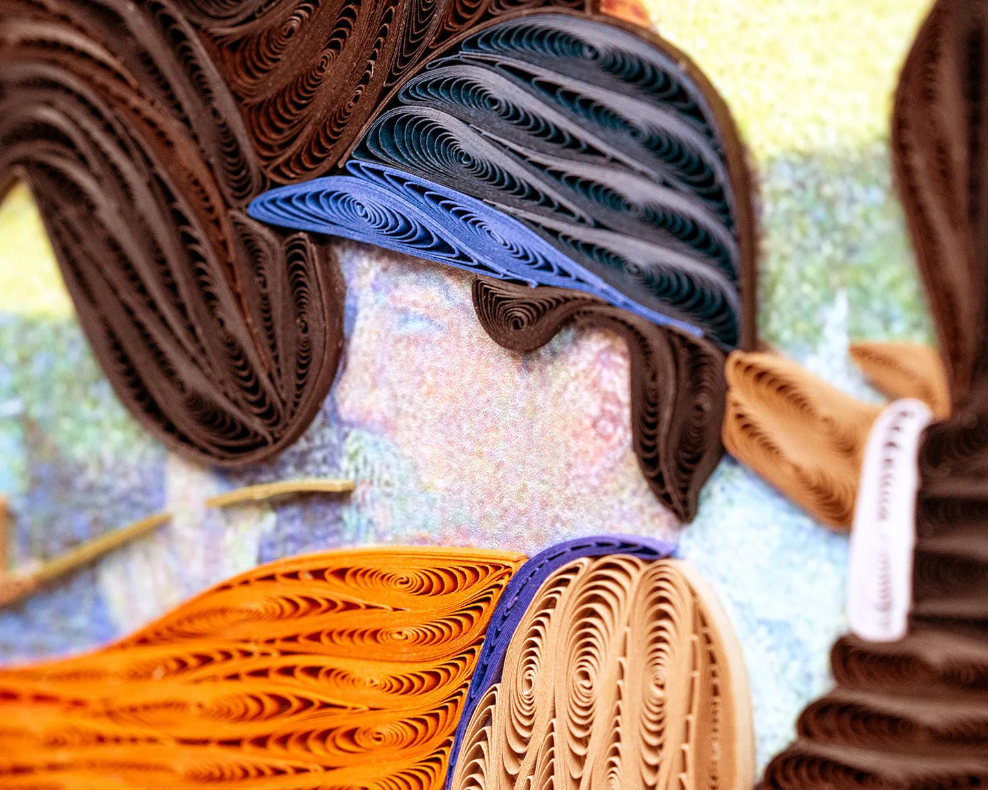 Gallery Artist Series - Quilled A Sunday Afternoon on the Island of La Grande Jatte, Seurat