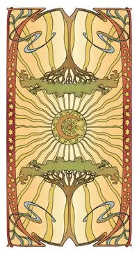 Golden Art Nouveau Tarot