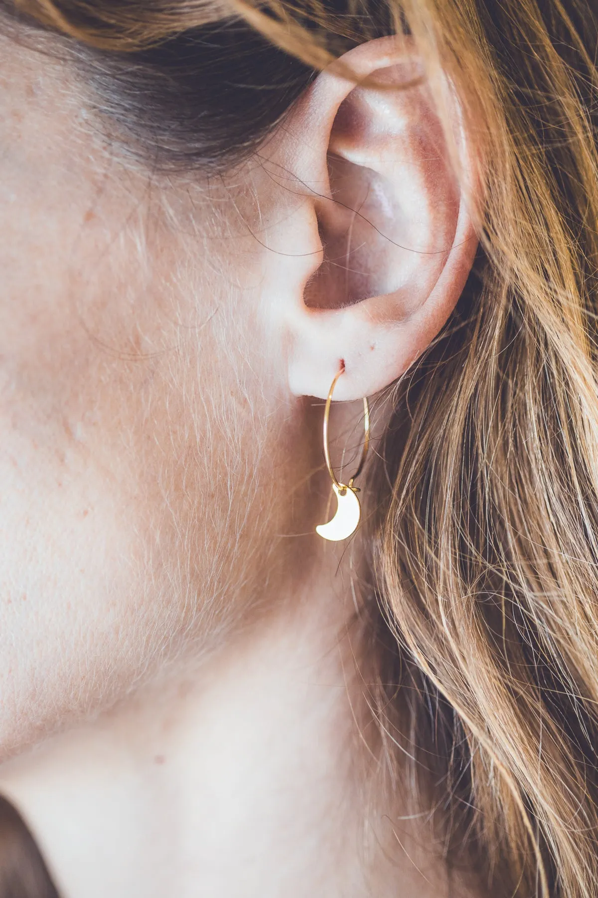 GOLDEN MOON EARRINGS