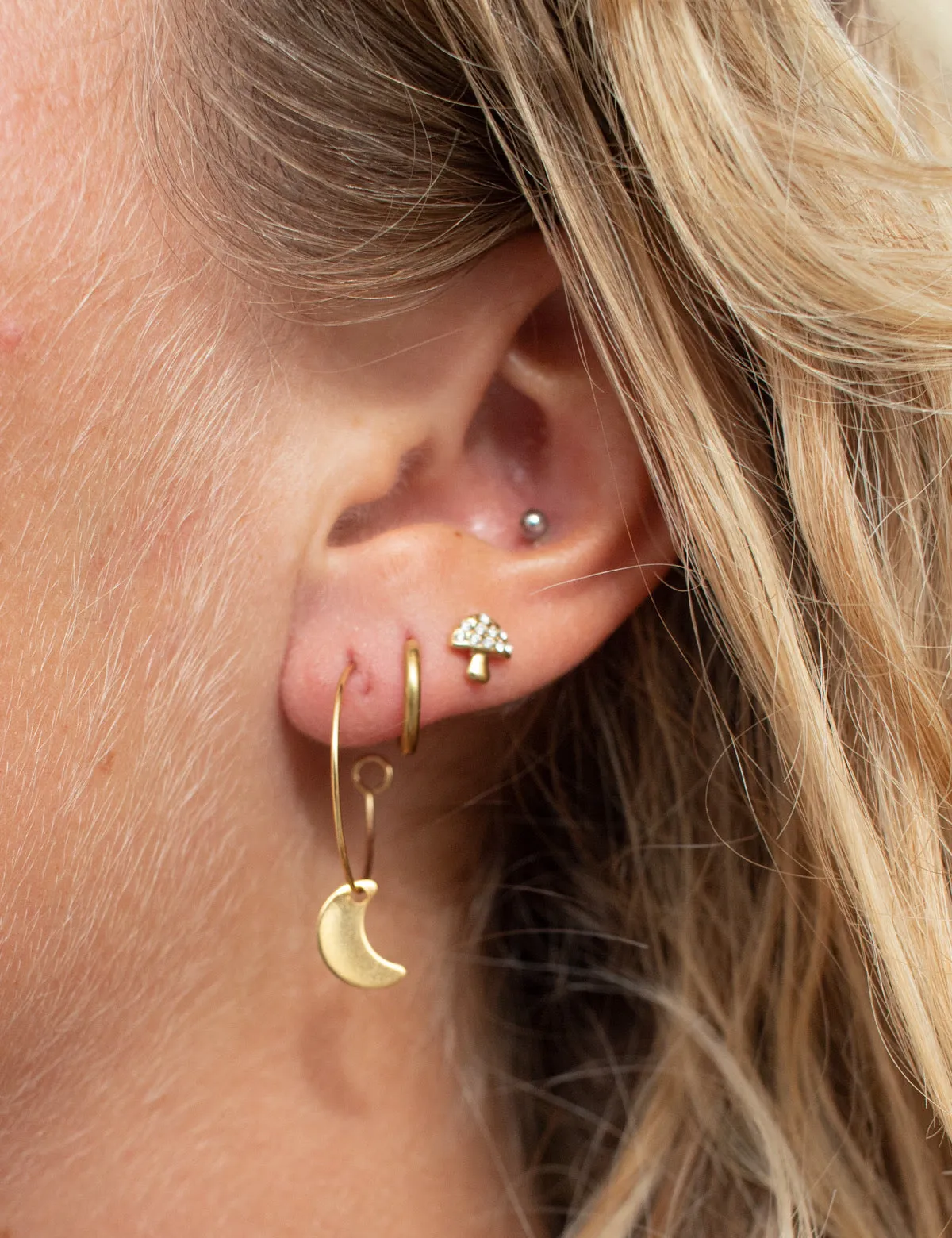 GOLDEN MOON EARRINGS
