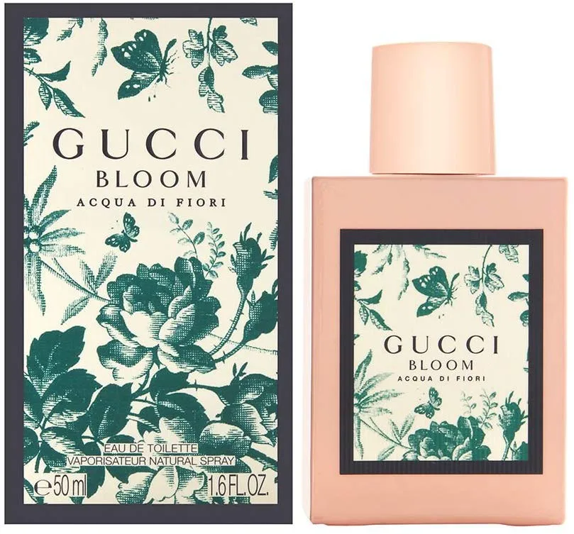 Gucci Bloom Acqua di Fiori Eau De Toilette - Perfume for Women, 50 ml