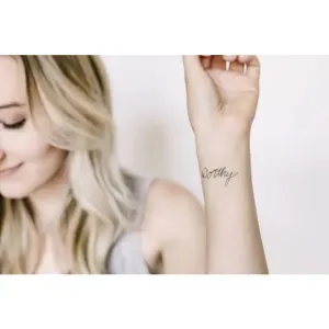 Hand-Lettered Temporary Tattoos