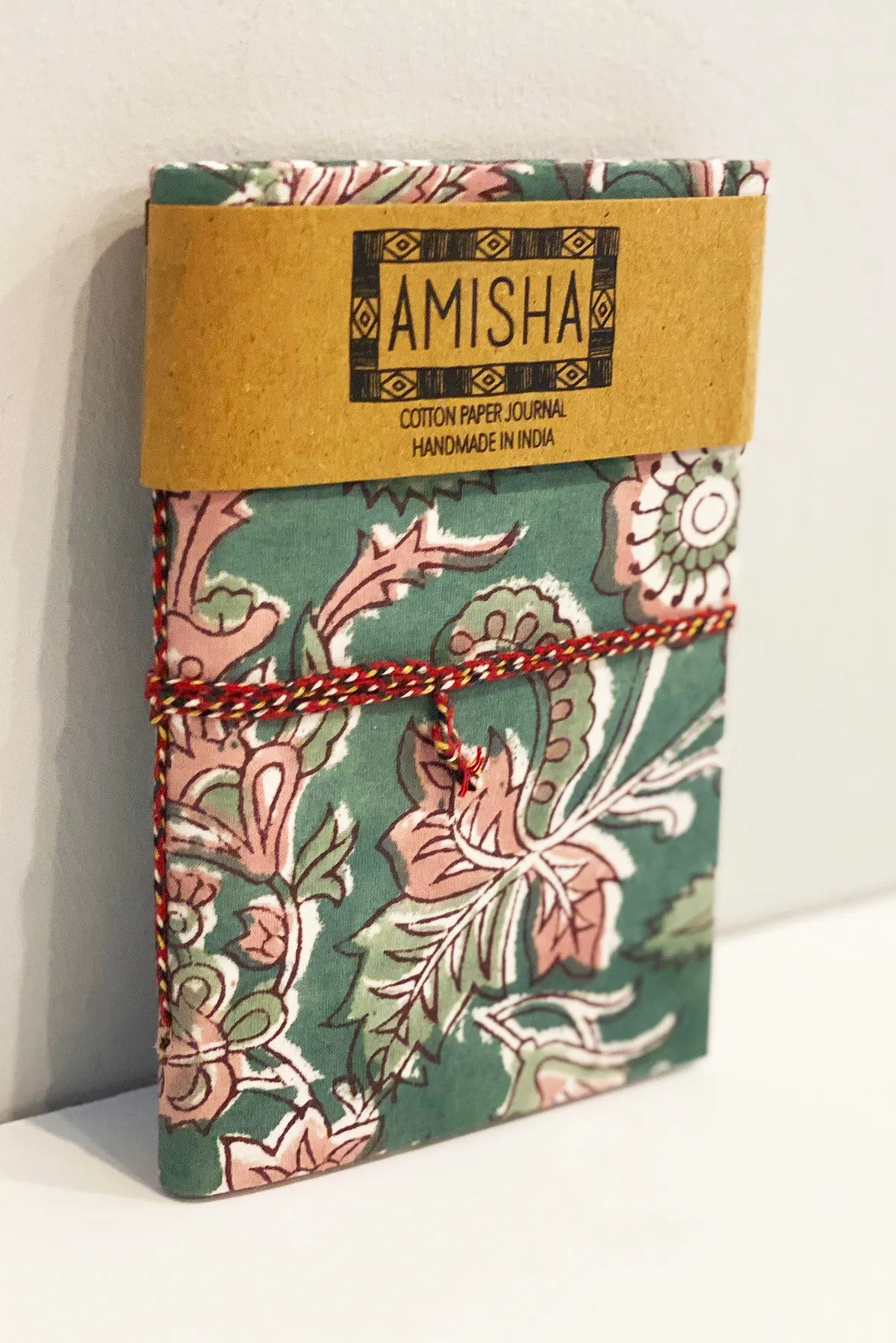 Handmade Paper Small Journal | Moss